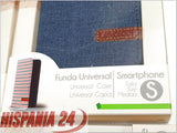 Wasabi S Funda universal smartphone movil 4-4,5" color azul case apple android